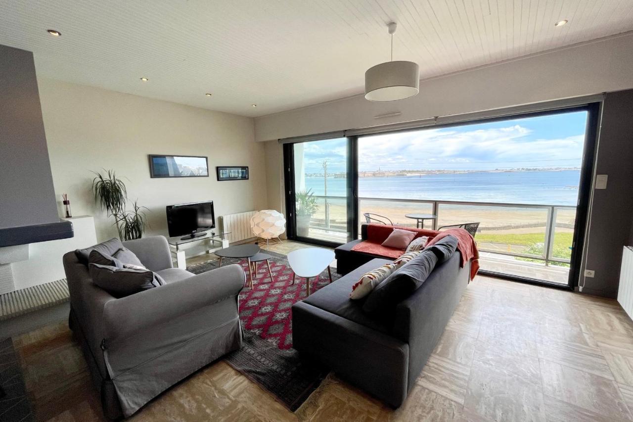 Luxury T3 Standing 2 - Vue Mer Exceptionnelle 180 Larmor-Plage Kültér fotó
